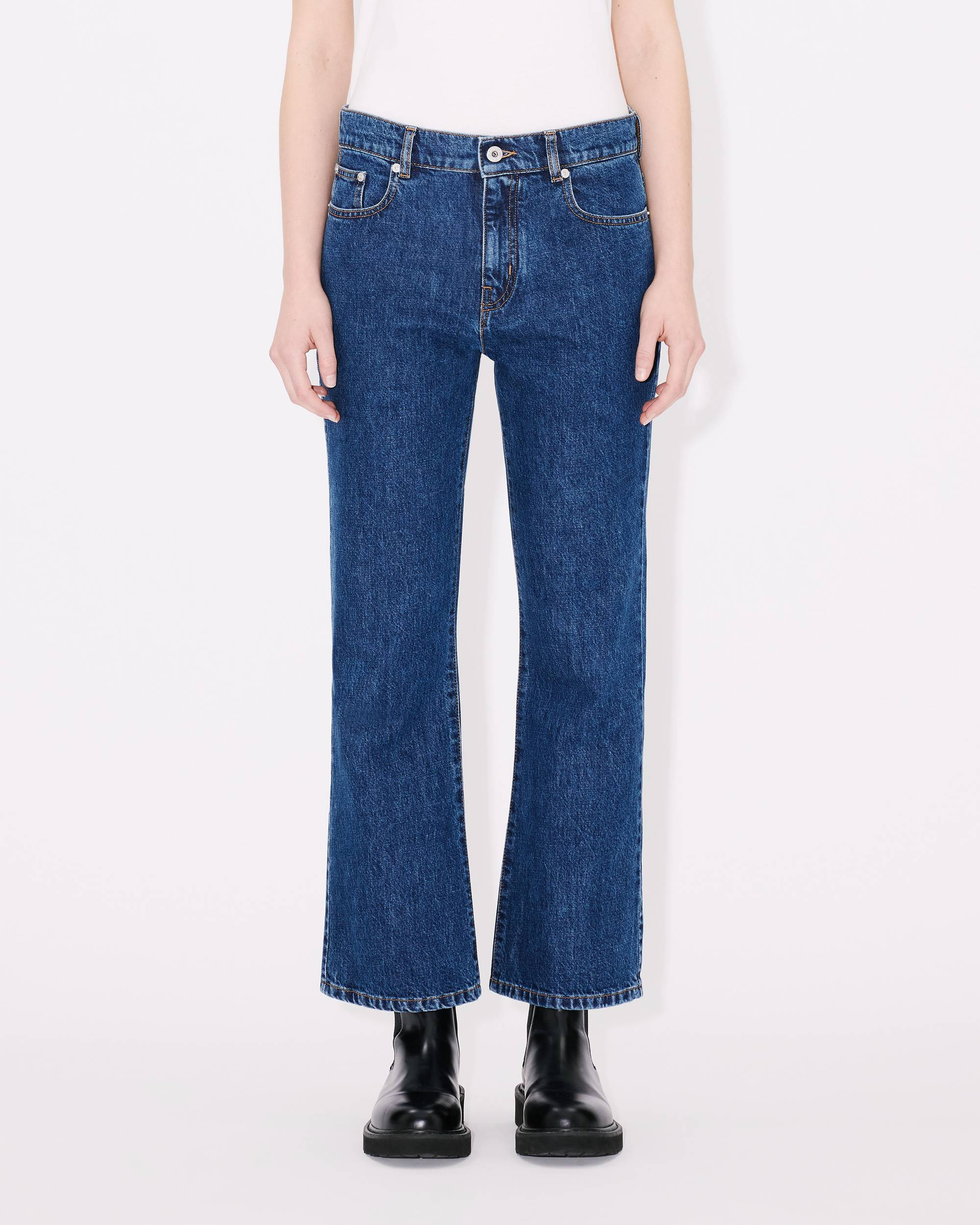 BARA cropped jeans in japanese denim - 3