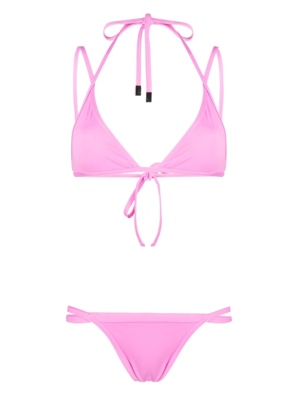 strap-detailed bikini set - 1
