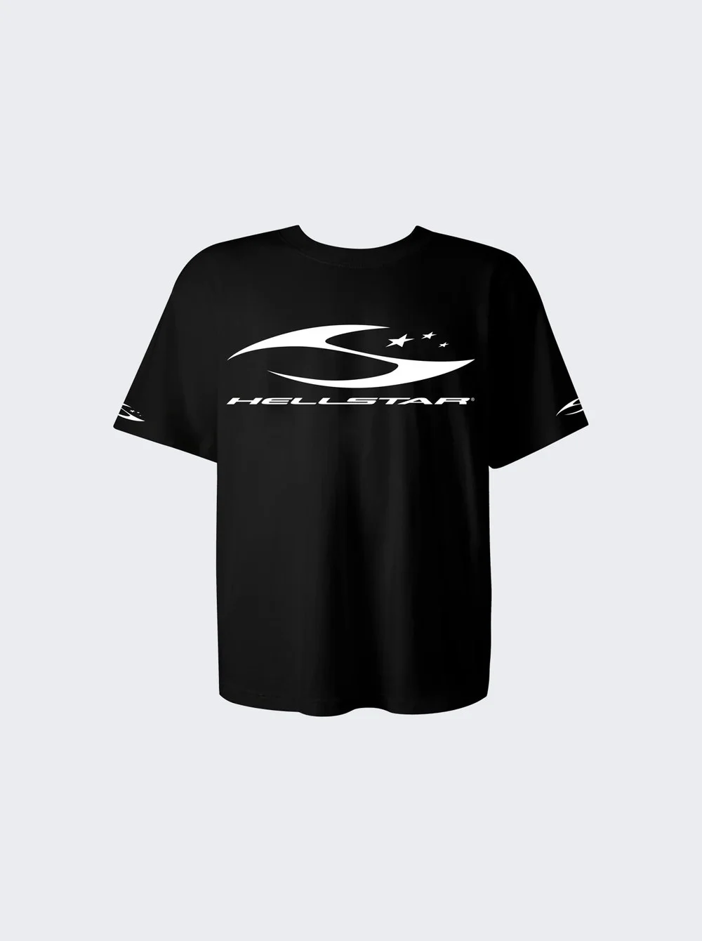 H Cursive Logo Tee Black - 1