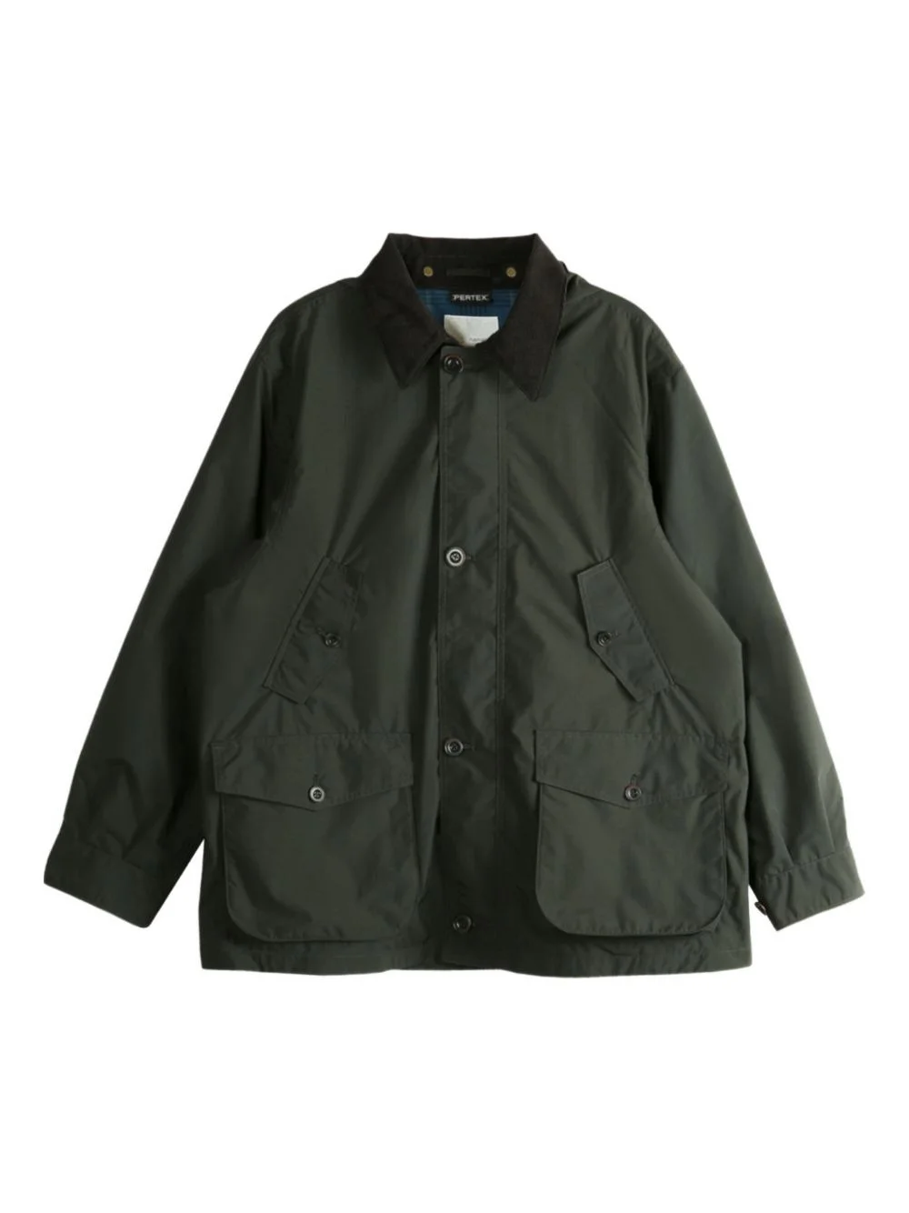 x Pertex®︎ Unlimited hooded patch-pocket parka coat - 1