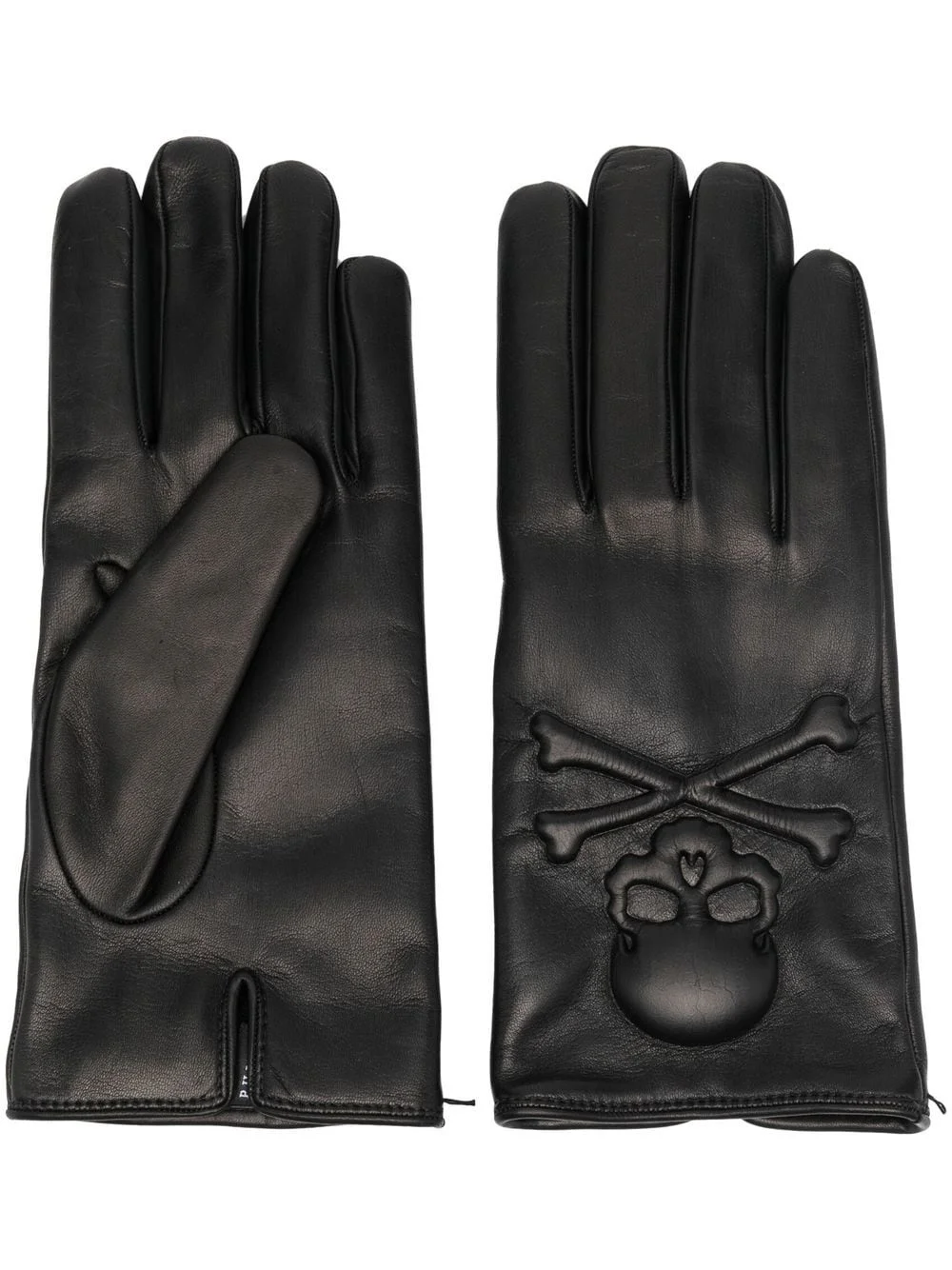 cashmere-lined leather gloves - 1