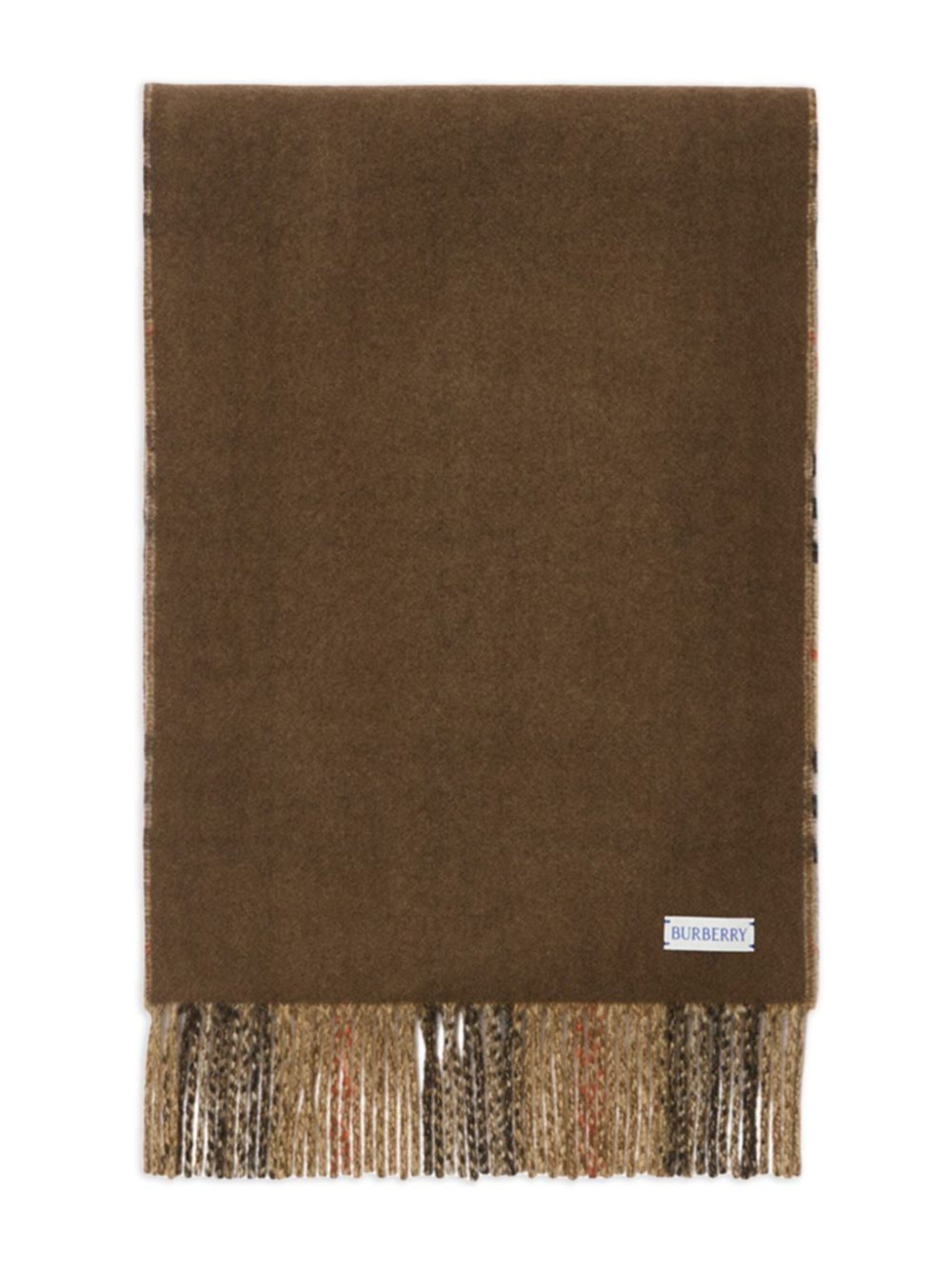 Neutral Vintage Check Scarf - 2