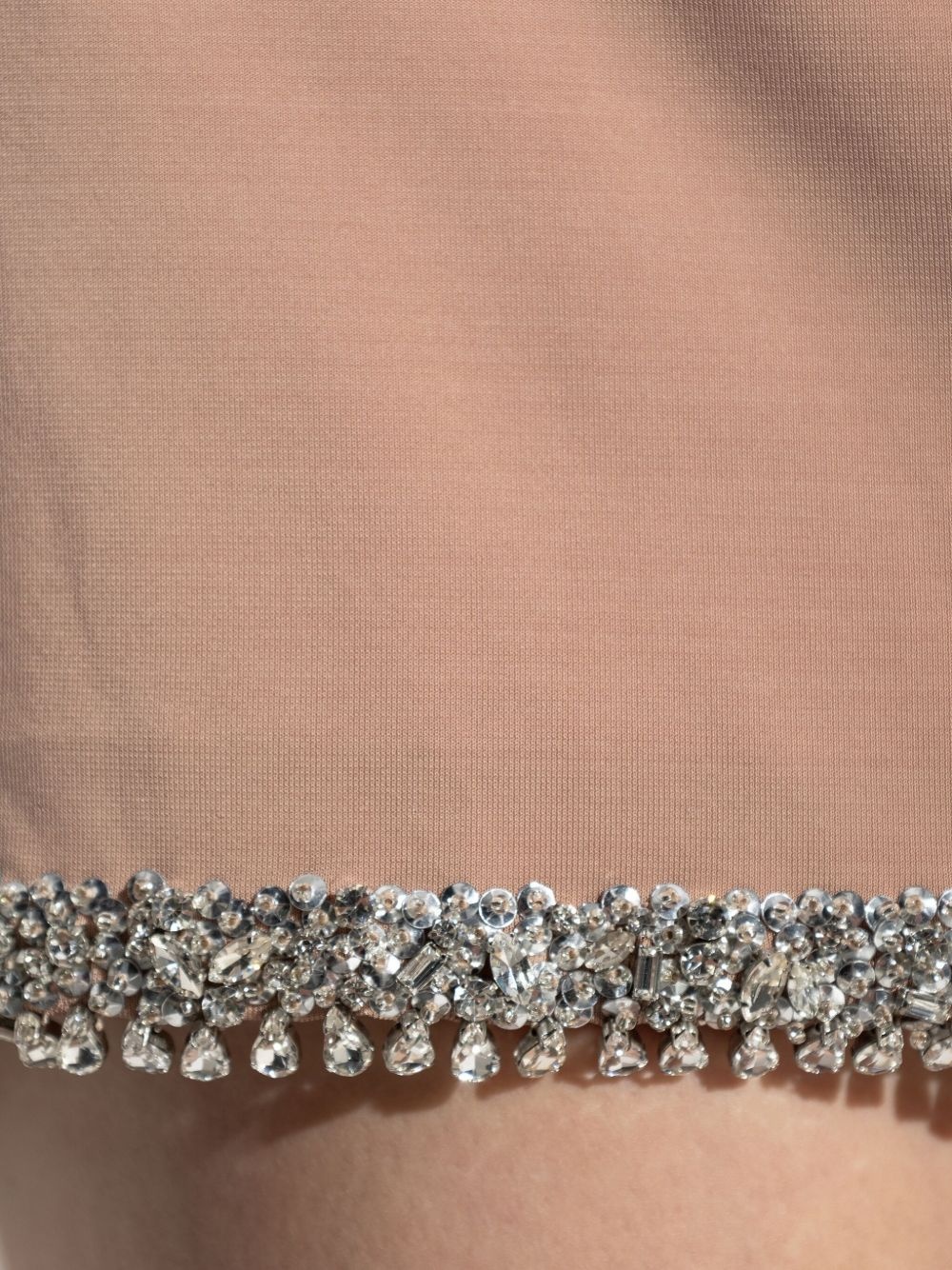 crystal-embellished slip dress - 5