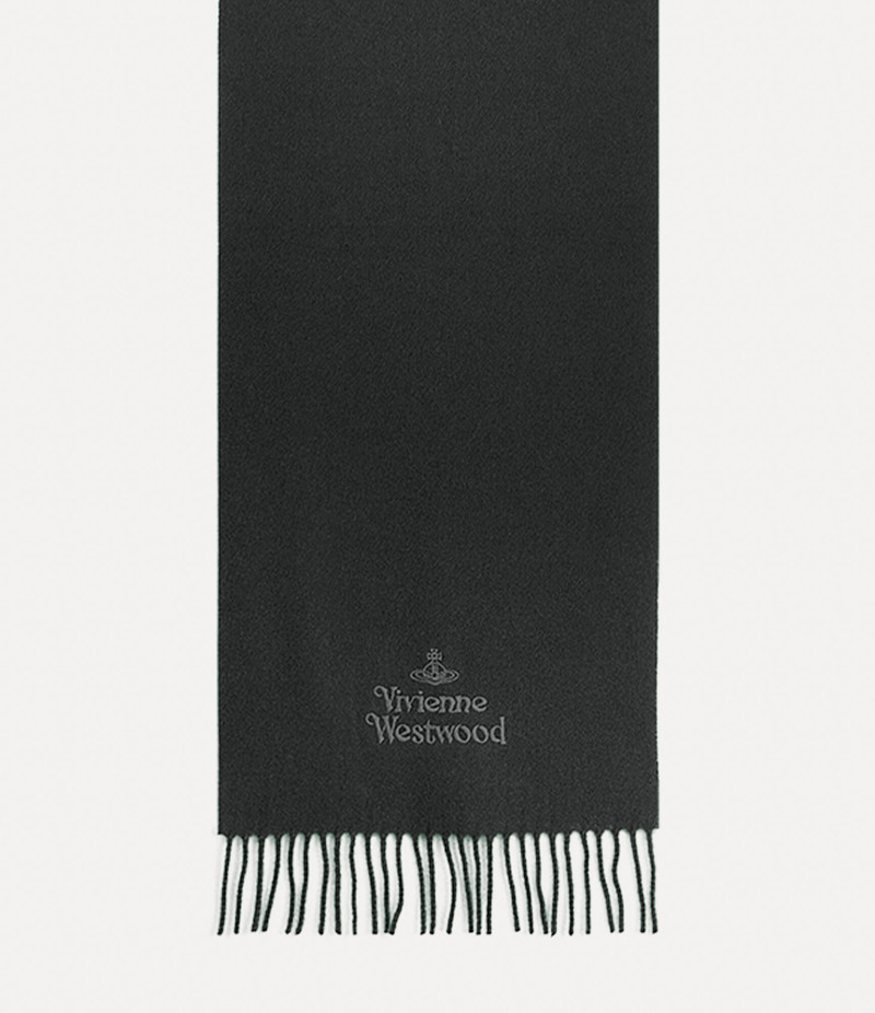Vivienne Westwood EMBROIDERED LOGO SCARF outlook