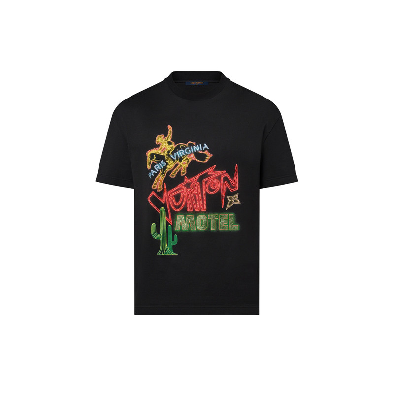 Graphic Embellished Cotton T-Shirt - 1
