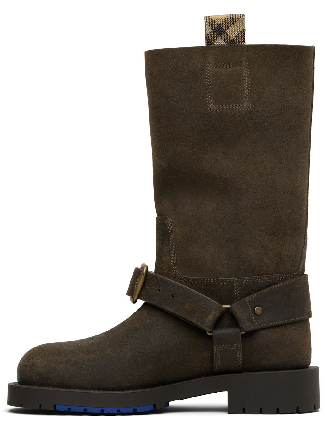 Brown Suede Soft Saddle Low Boots​ - 3