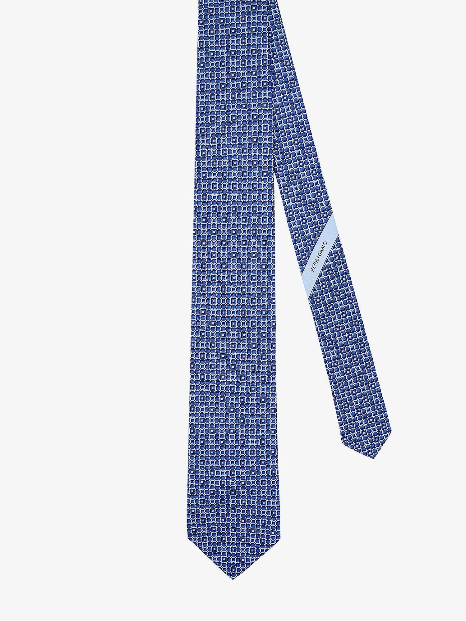 Ferragamo Man Tie Man Blue Bowties E Ties - 2