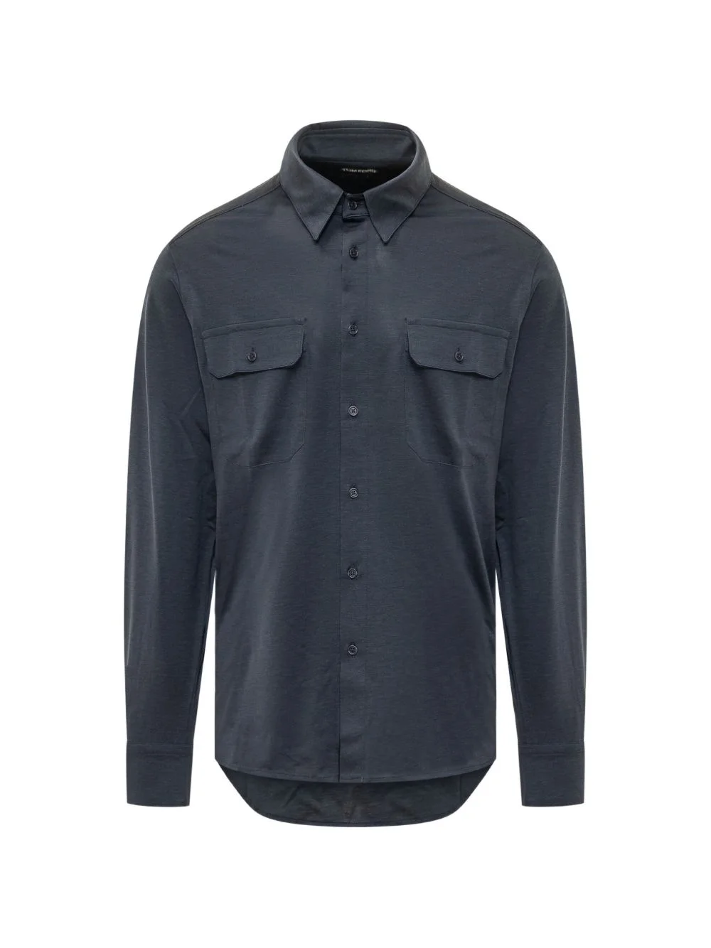 button-up chest-pocket shirt - 1