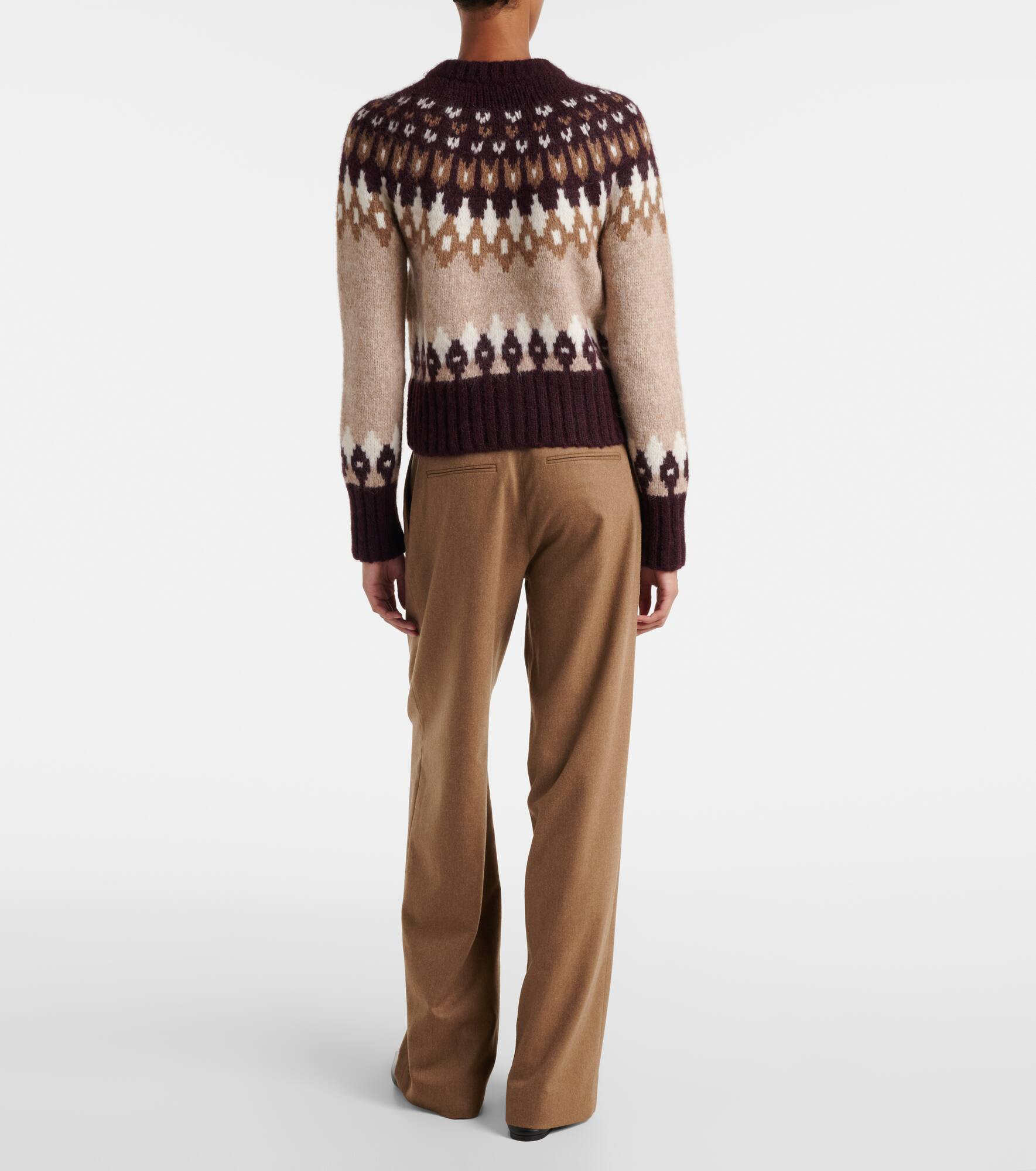 Christina Fair Isle alpaca-blend cardigan - 3
