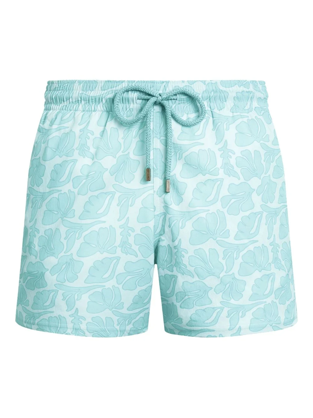 seashells-pattern swim shorts - 1