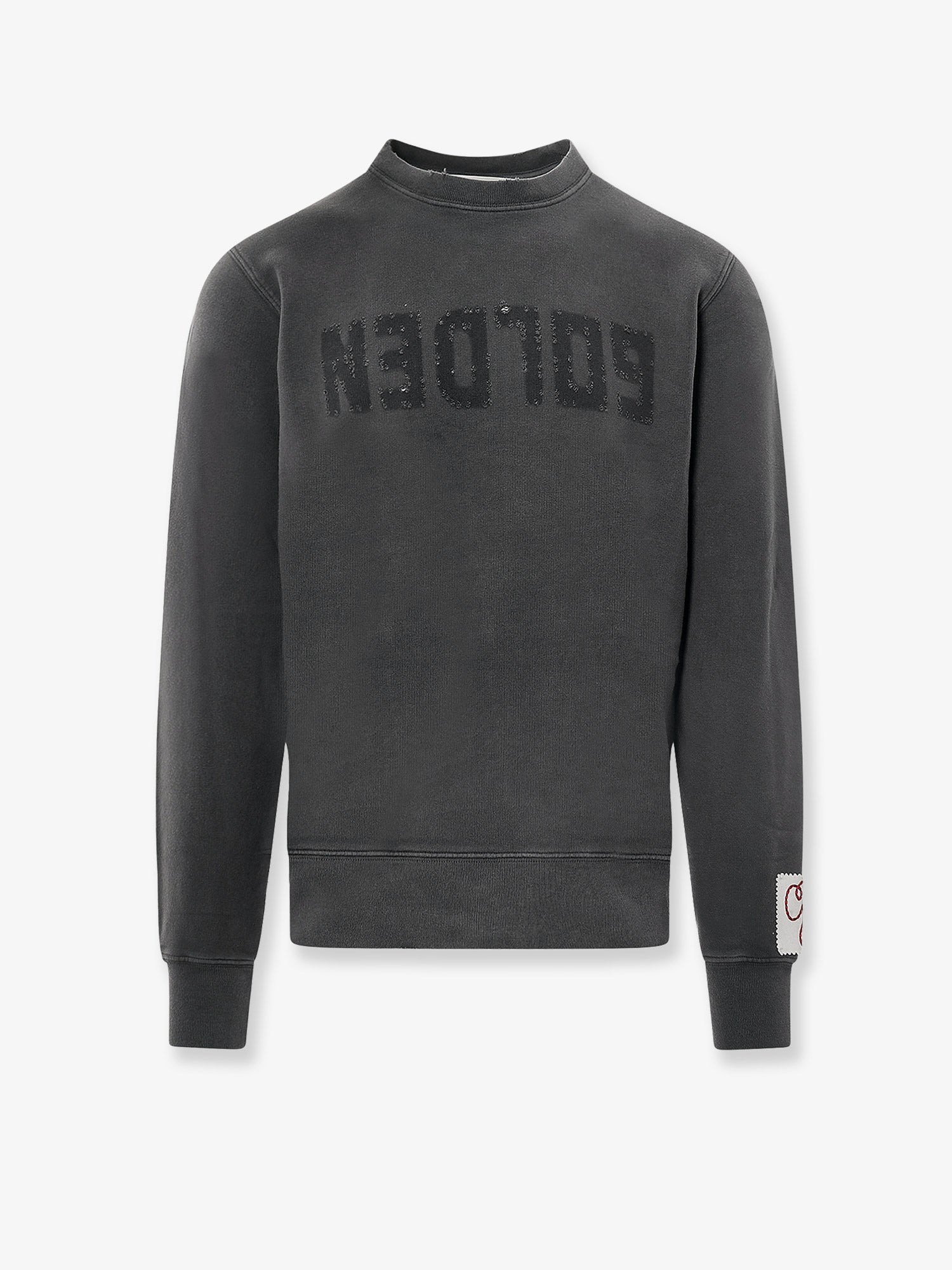 Golden Goose Deluxe Brand Regular Distressed Cotton Sweatshirt - 1