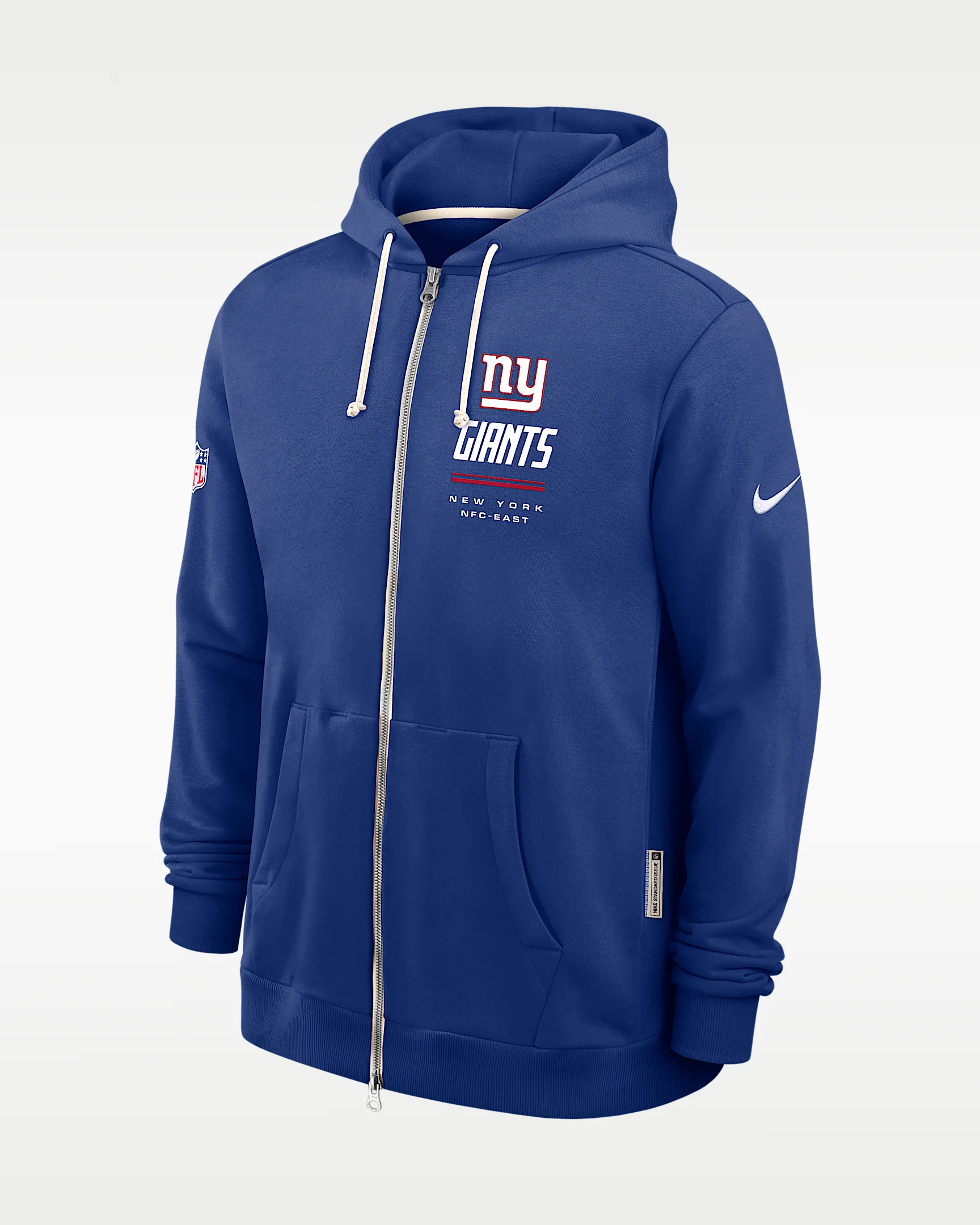 New York Giants Sideline Standard Issue Men's Nike Dri-FIT NFL Full-Zip Hoodie - 1