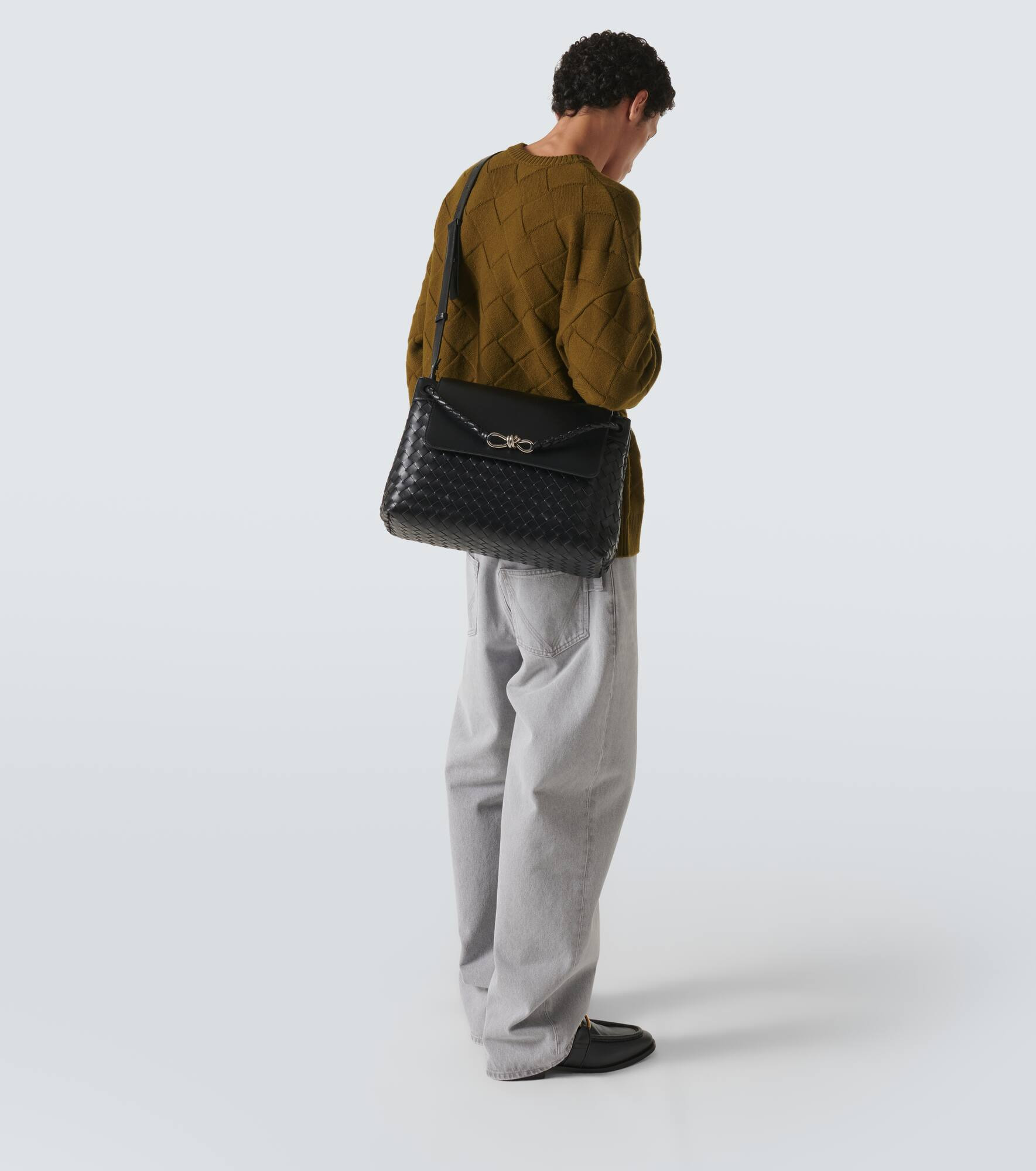 Andiamo Medium leather messenger bag - 6