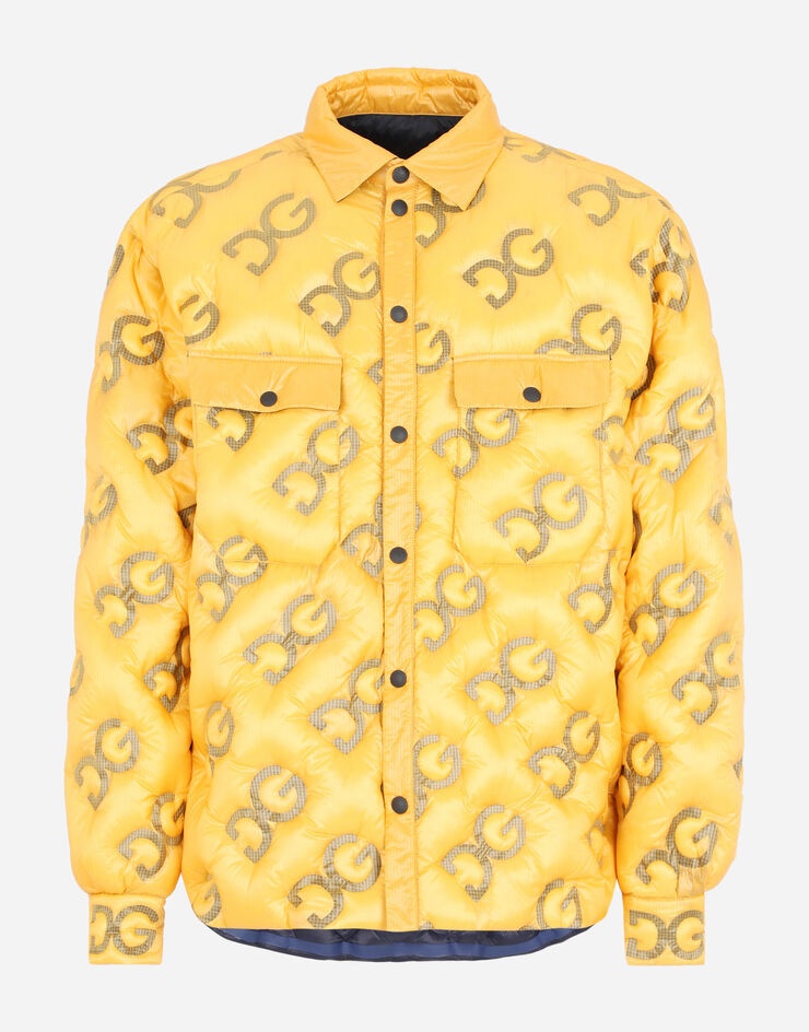 Padded and quilted nylon shirt with DG logo - 3