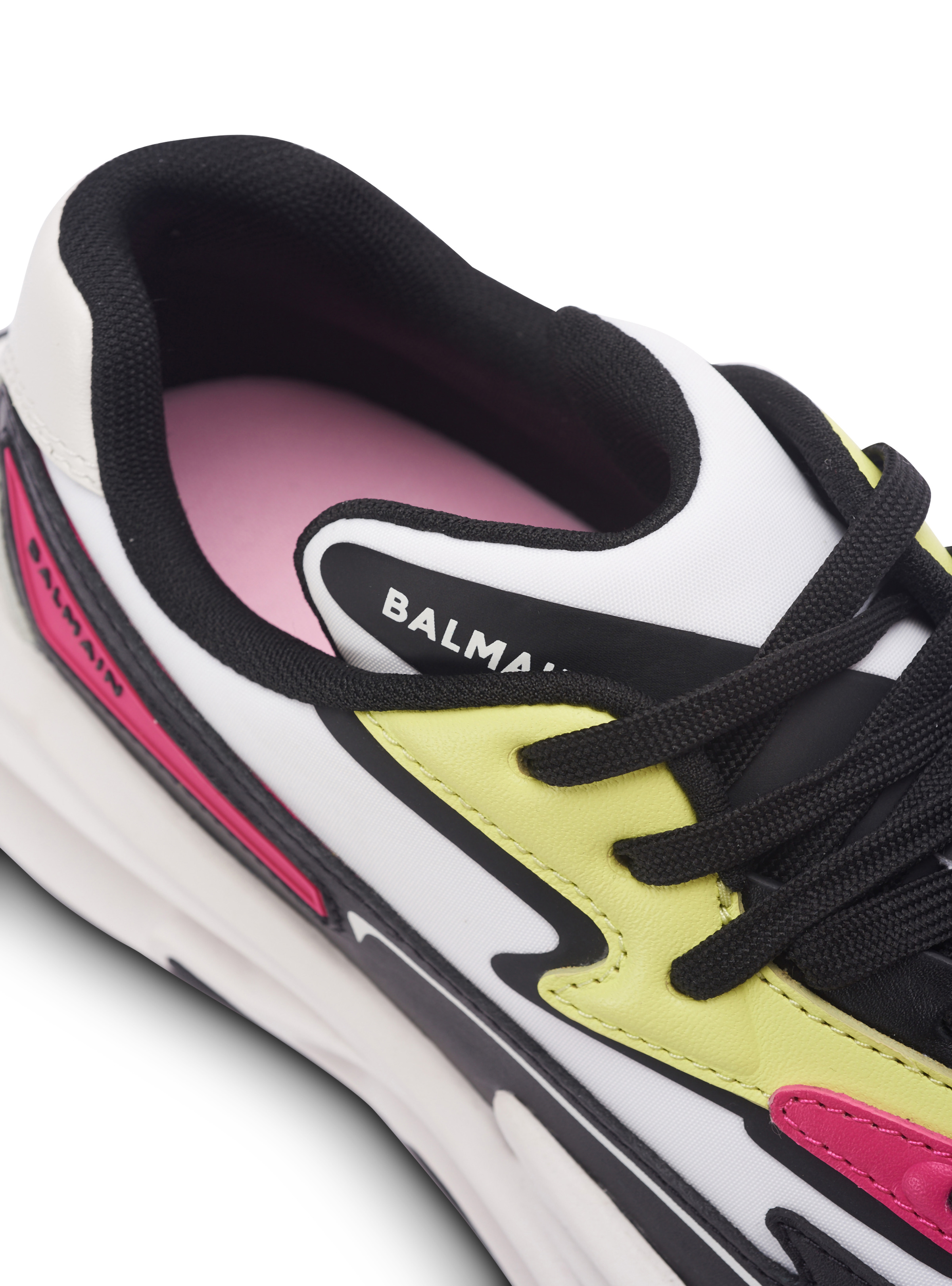 Run-Row leather and nylon trainers - 7