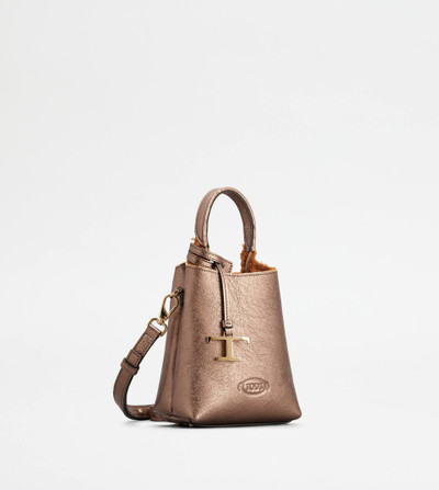 Tod's MICRO BAG IN LEATHER - BROWN outlook