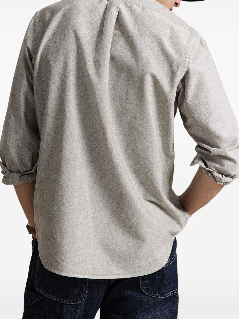 logo embroidered oxford shirt 4
