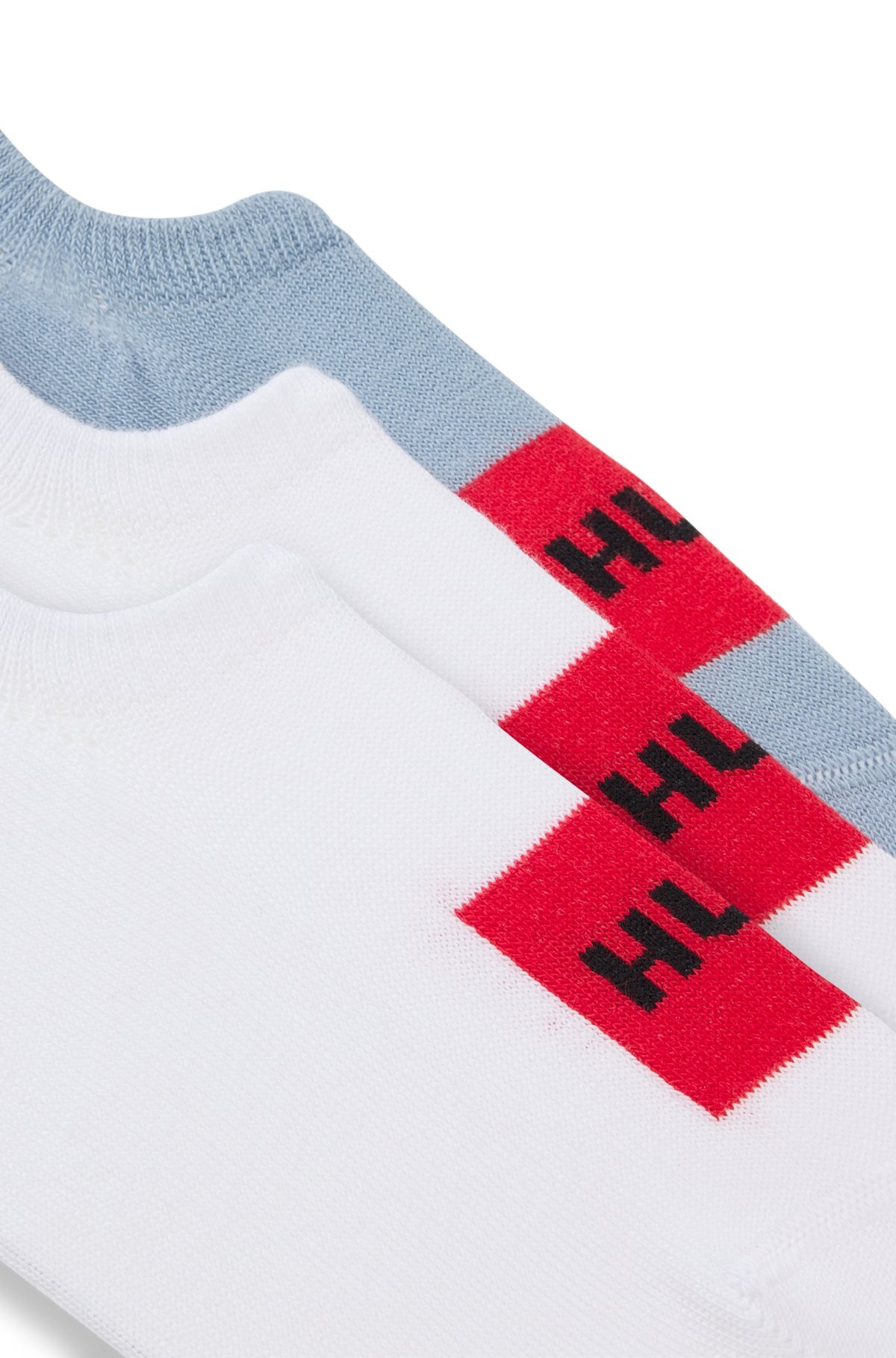 THREE-PACK OF INVISIBLE SOCKS WITH RED LOGO LABELS - 2