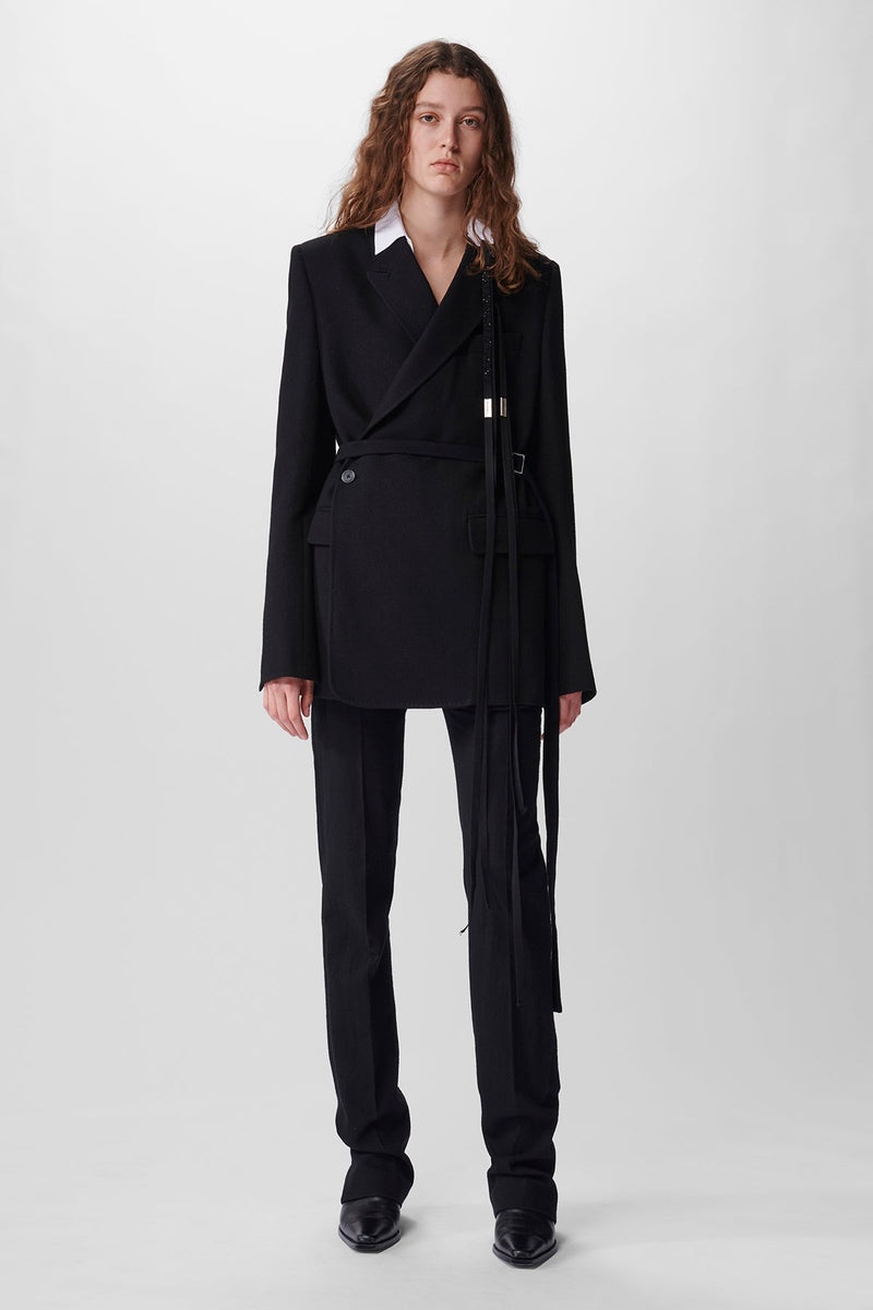 Edith Wrap Jacket Brushed Wool - 4