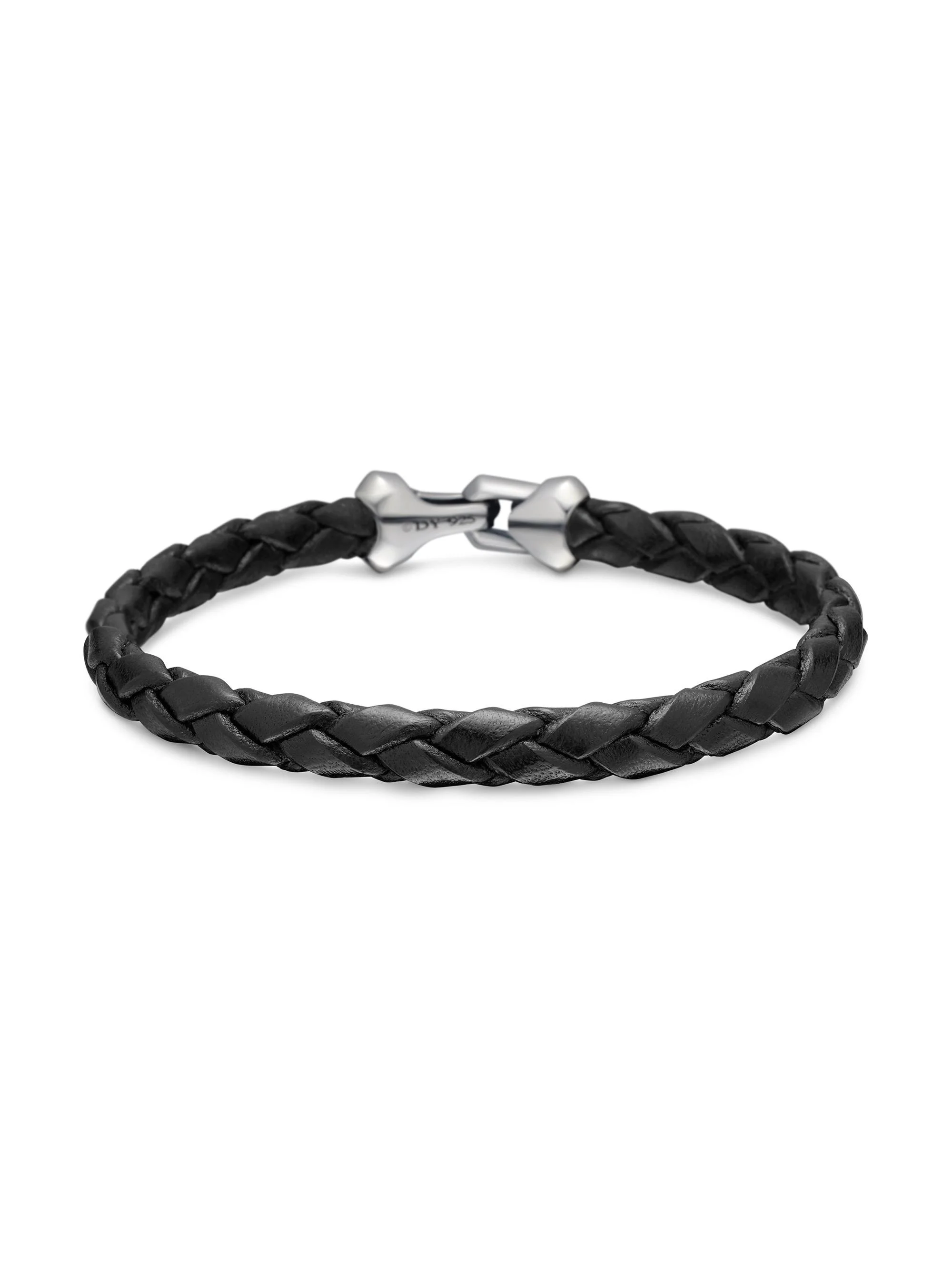 Men's Armory Leather Bracelet - Black - 1