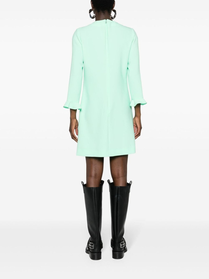 round-neck shift minidress 4