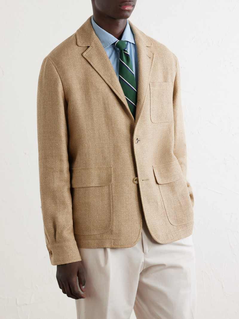 Linen and Cotton-Blend Blazer 3