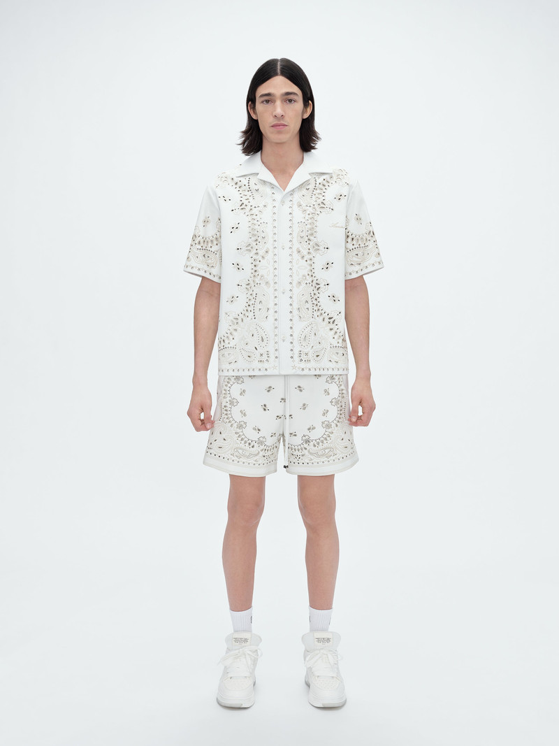 LEATHER BANDANA SHORT 2