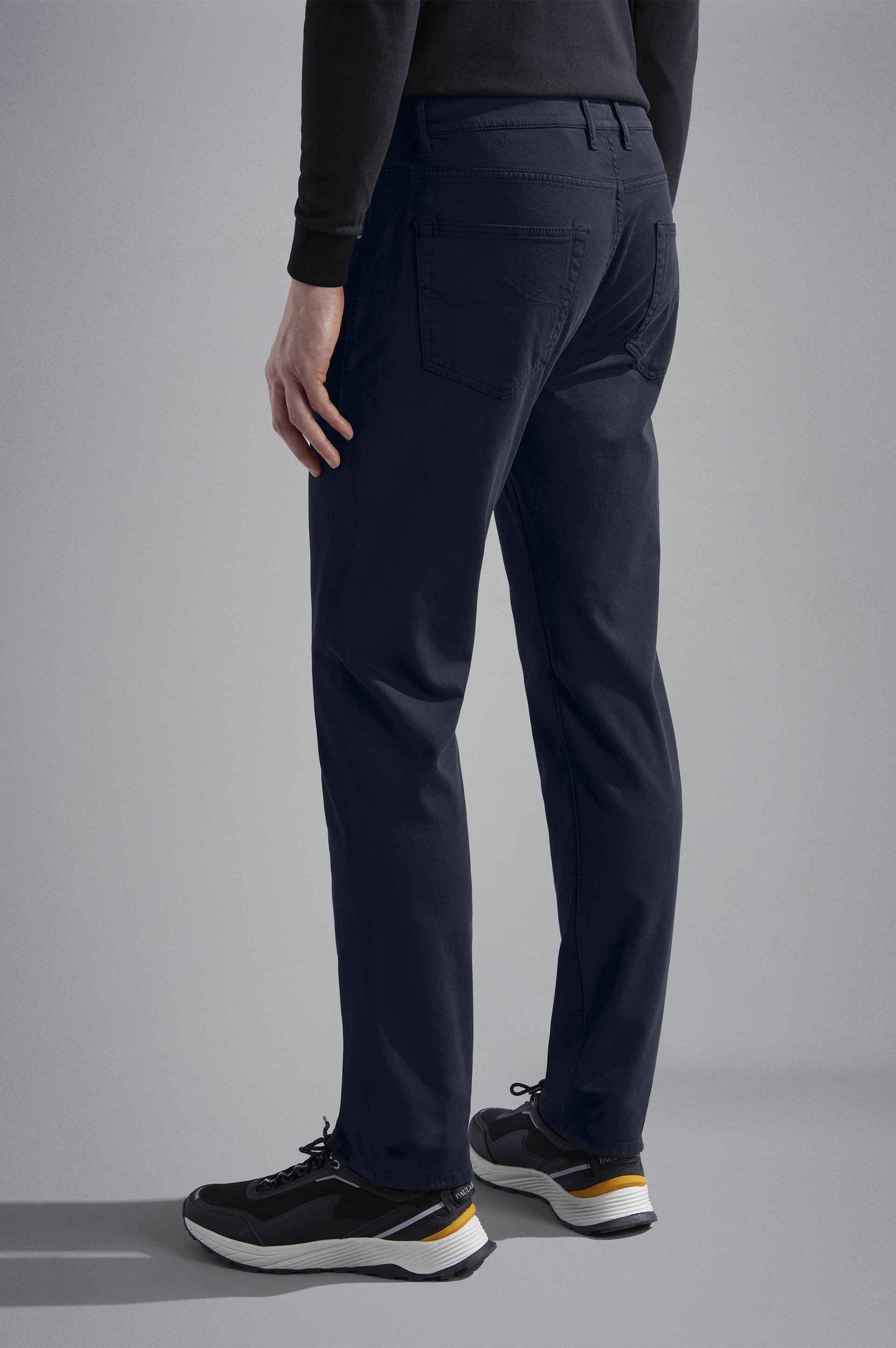 STRETCH COTTON 5 POCKETS TROUSERS - 3