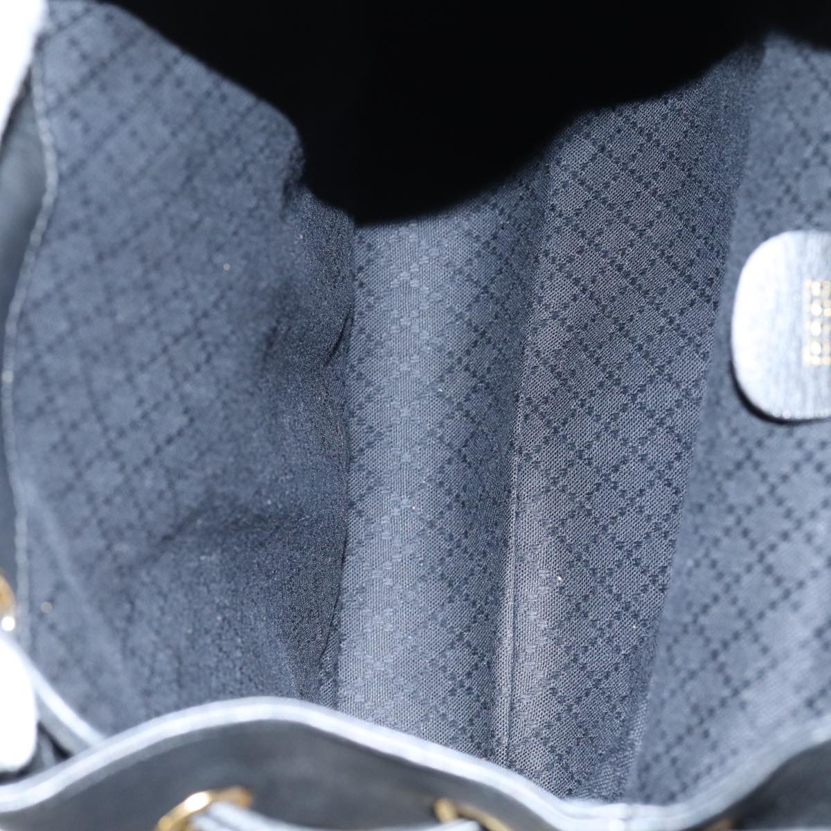 GUCCI Bamboo Backpack Leather Black - 11