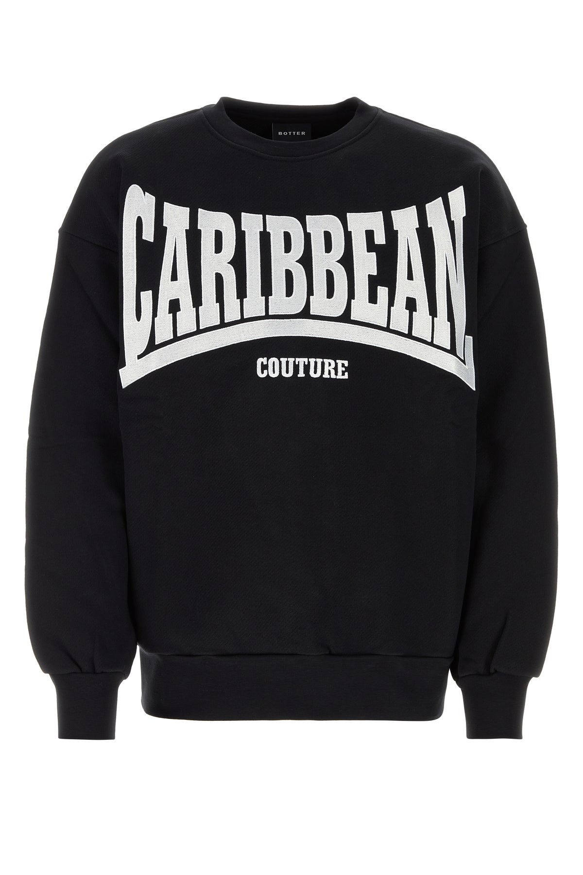 Black cotton sweatshirt - 1