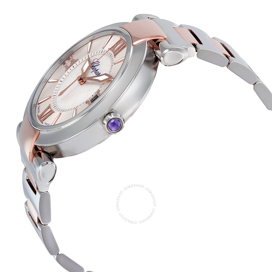 Chopard Imperiale Silver Mother of Pearl Dial Stainless Steel and Rose Gold Men's Watch 388531-6007 - 2