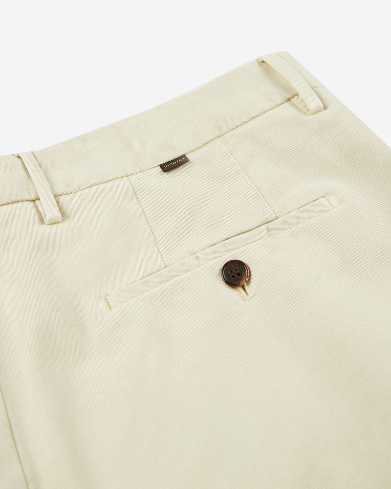 Tapered fit cotton trousers 8