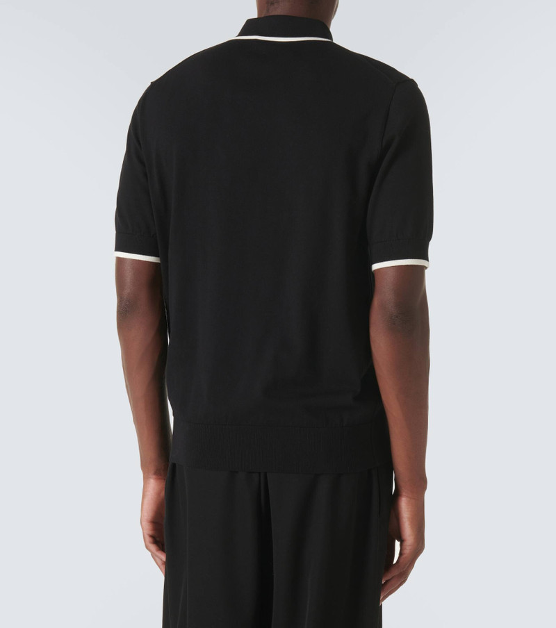 Logo cotton polo shirt 4