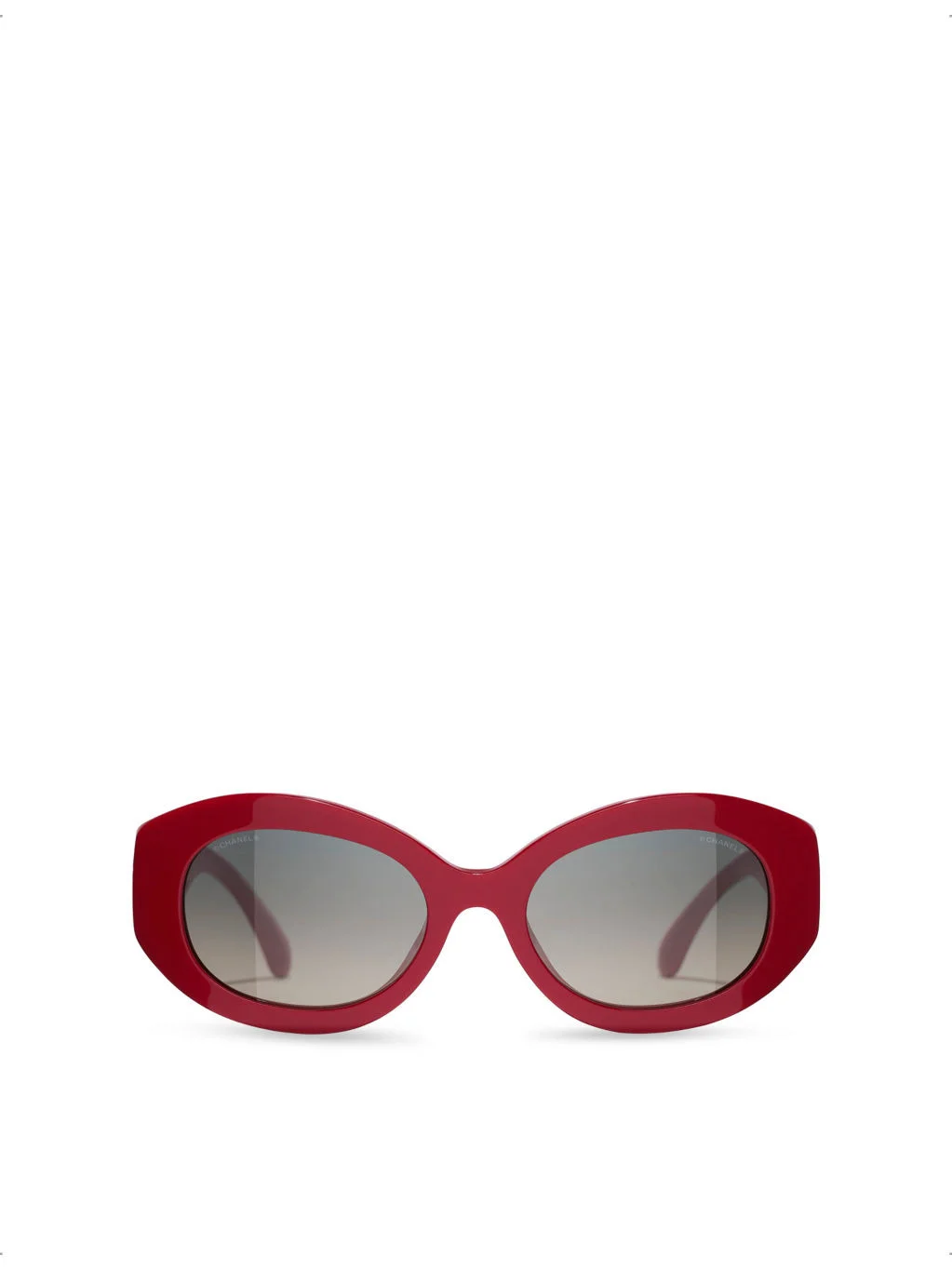 CH5528 Oval-Frame Acetate Sunglasses - 1