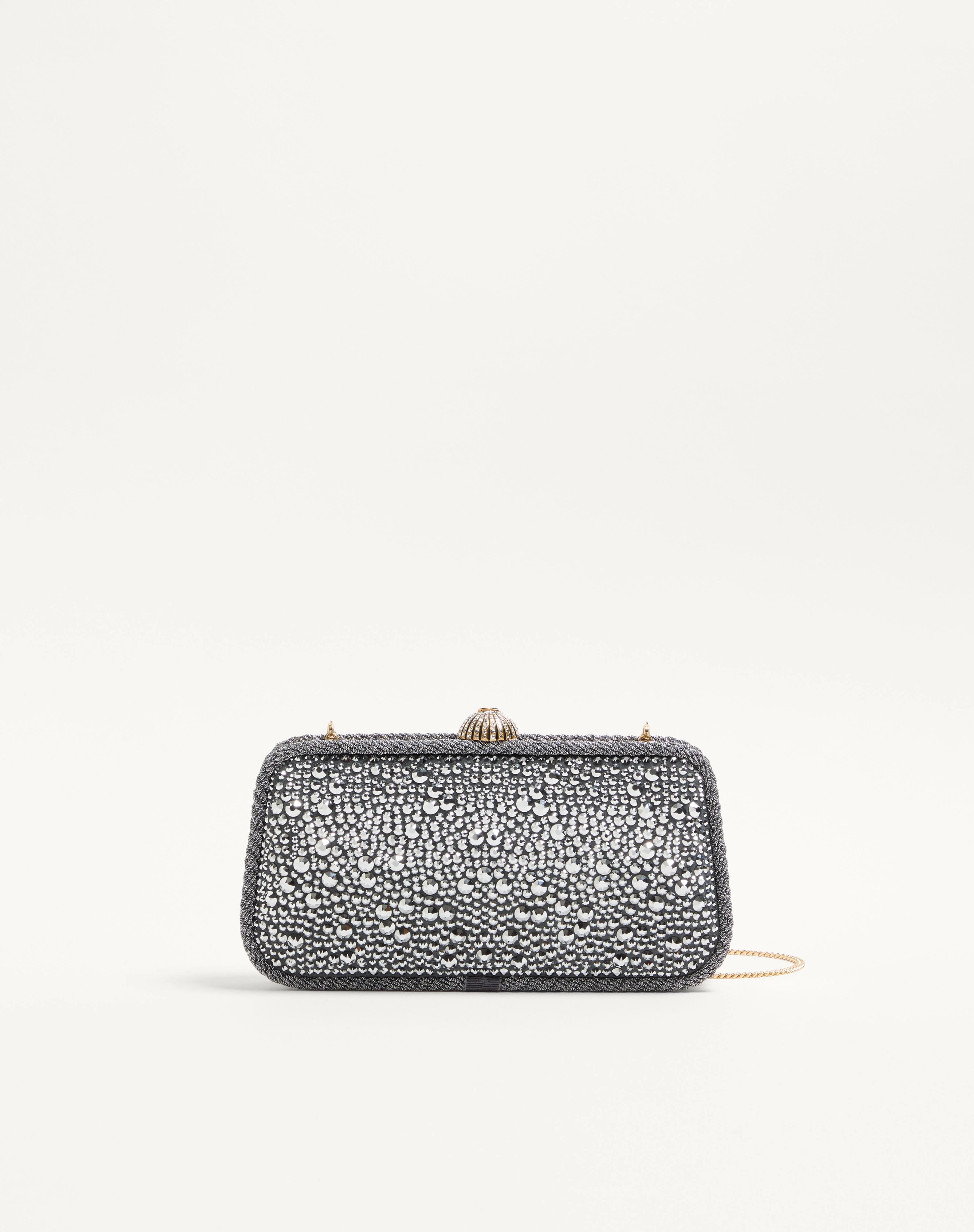 VALENTINO GARAVANI CARRY SECRETS MINAUDIERE WITH RHINESTONES. - 1