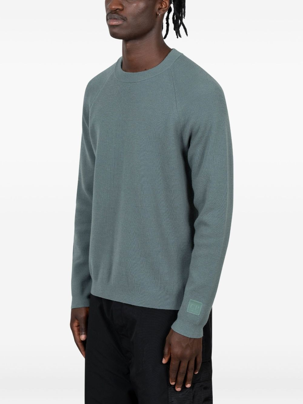 crew-neck cotton sweater - 3