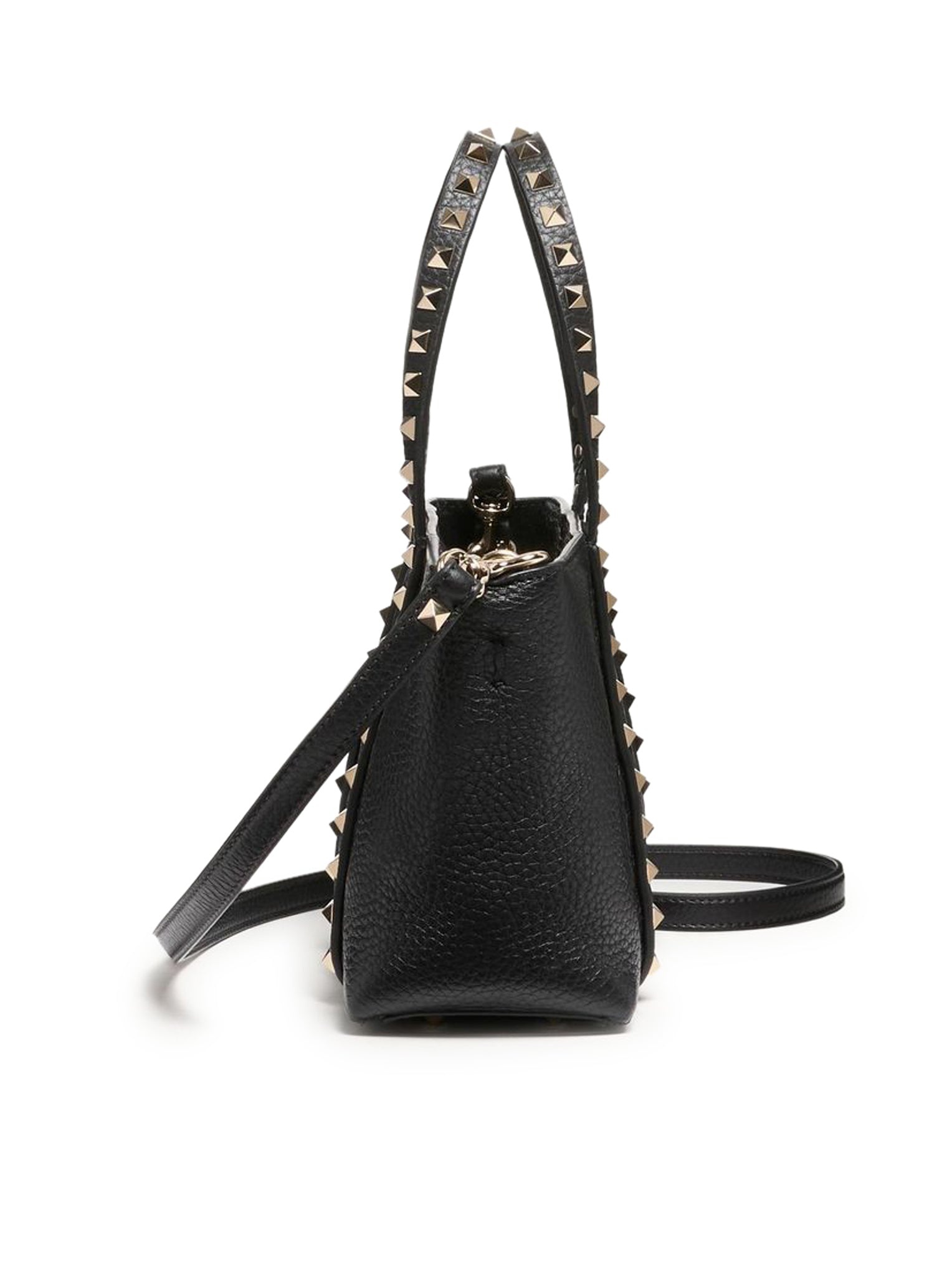 【関税＆送料込み】Valentino Garavani Garnet Calfskin Rocks Small Rockstud Grainy Calfskin Crossbody Bag for Woman in