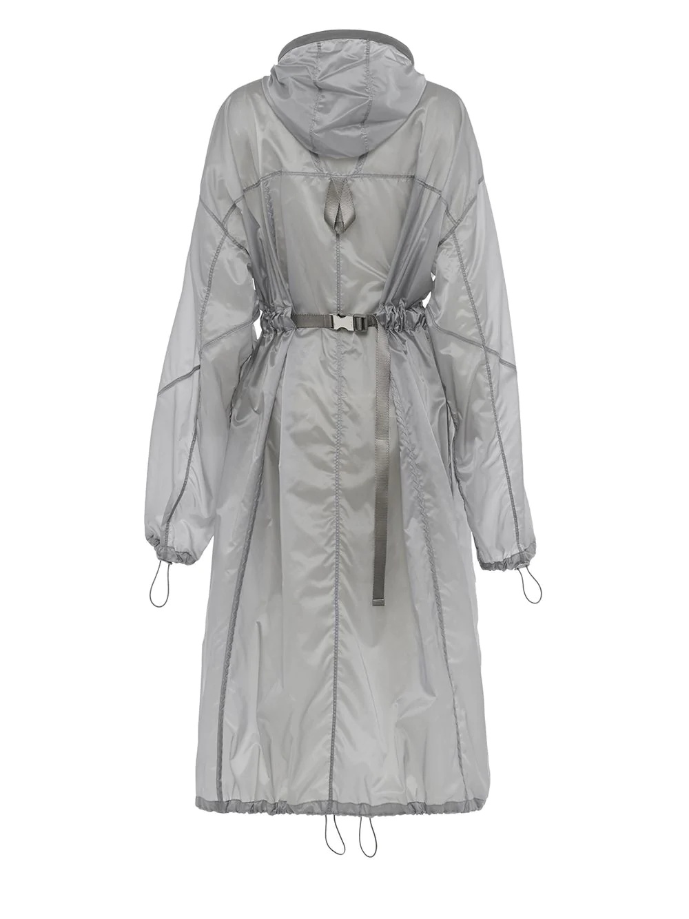 belted raincoat - 2