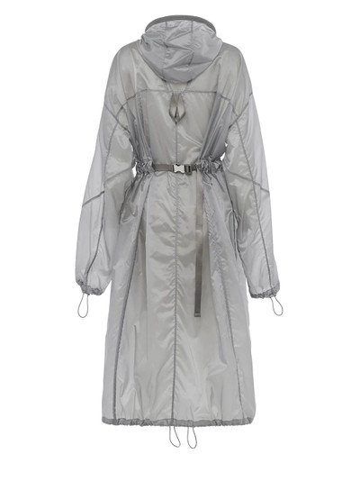 Prada belted raincoat outlook