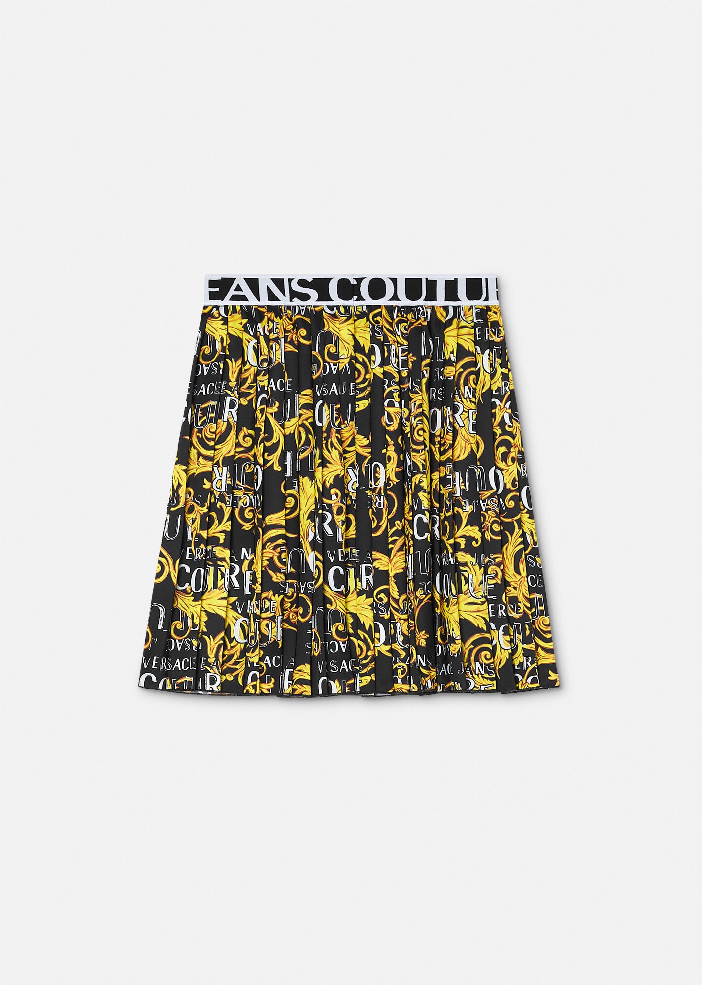 Logo Couture Pleated Skirt - 3