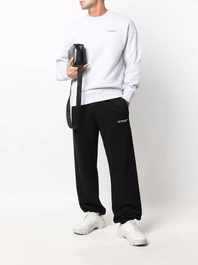 Off-White Diag outline crew-neck sweatshirt outlook