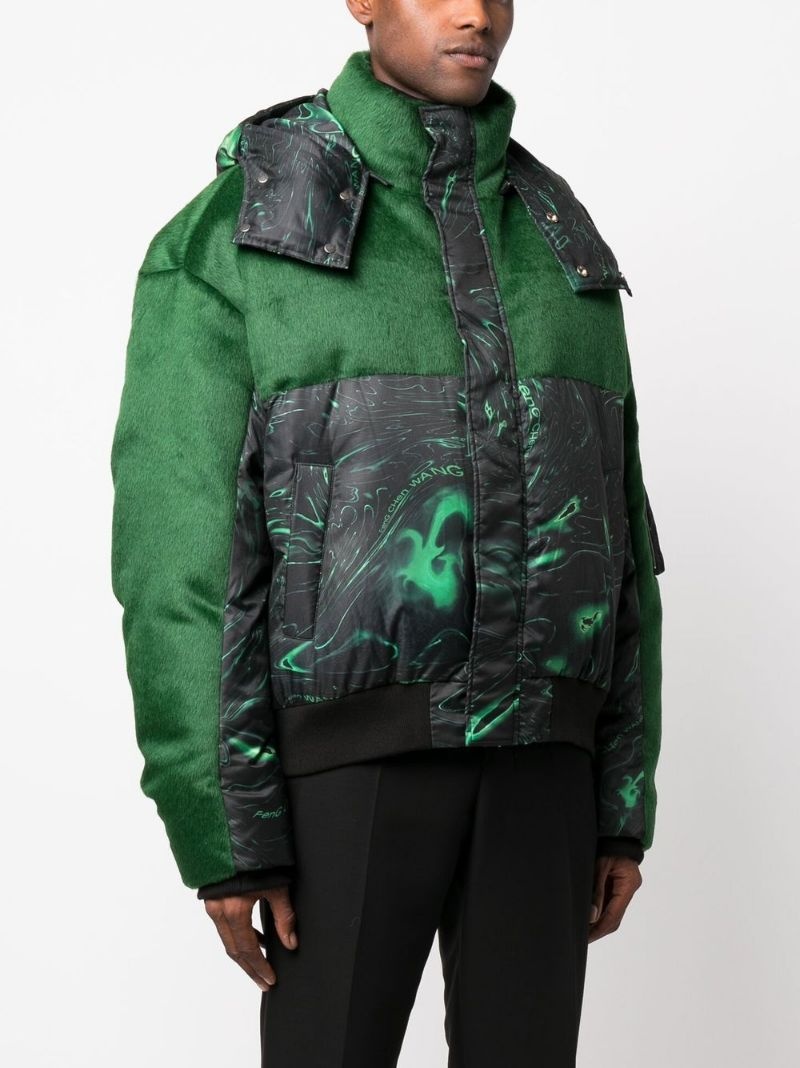 graphic-print padded jacket - 3