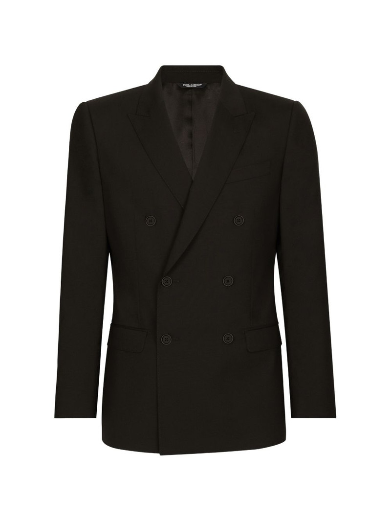 Double-breasted stretch wool Martini-fit suit 1