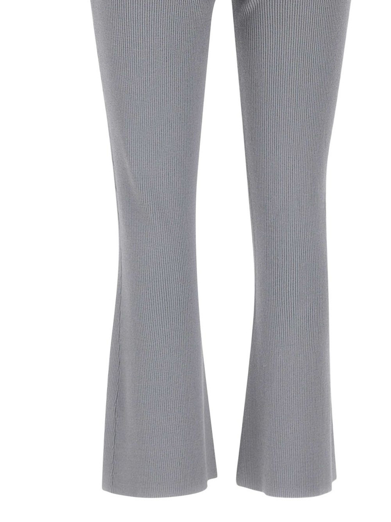 ribbed flared trousers 7