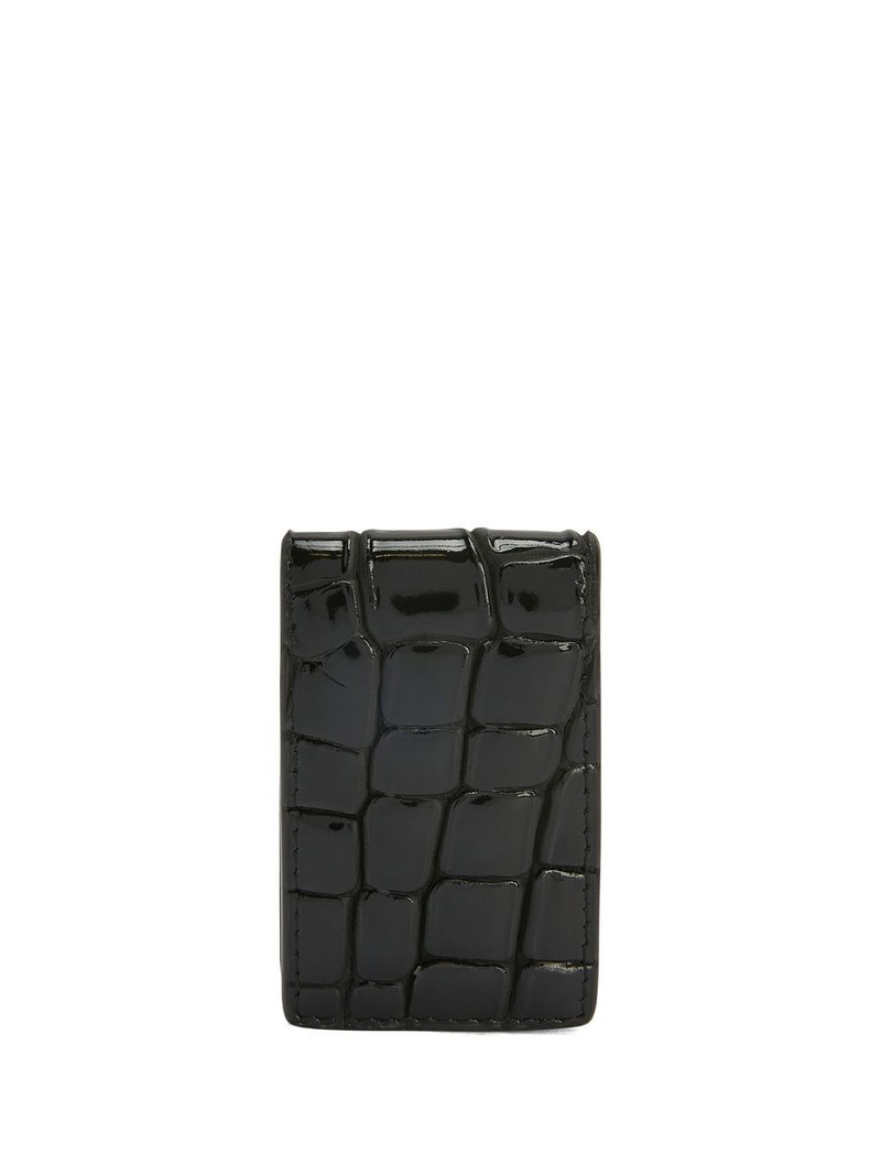 Giuseppe Zanotti Albert logo-plaque cardholder outlook