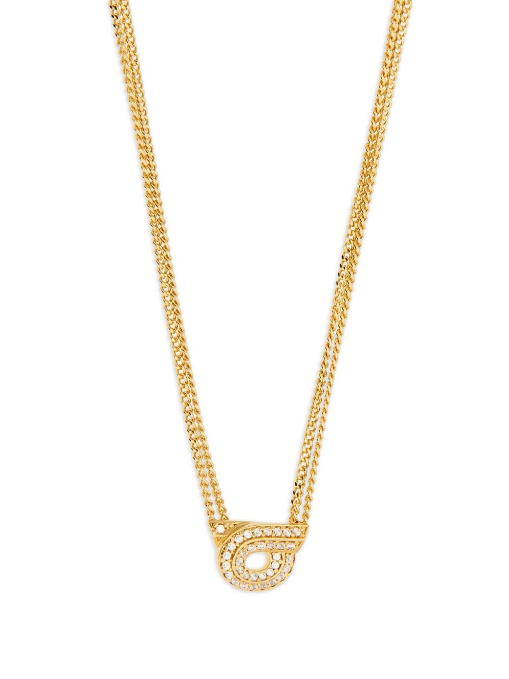 Gancini-pendant layered necklace - 2