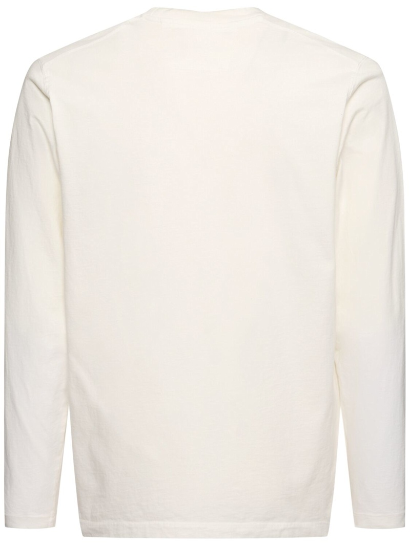 Brushed jersey long sleeve  t-shirt - 3