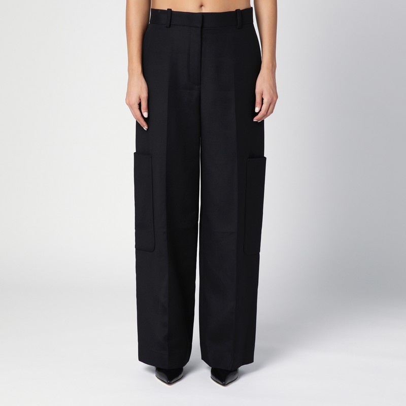 Black Caiton high-waisted trousers - 1