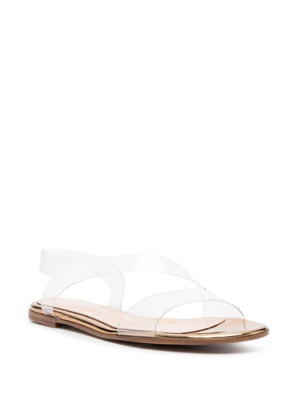 Metropolis leather flat sandals - 2