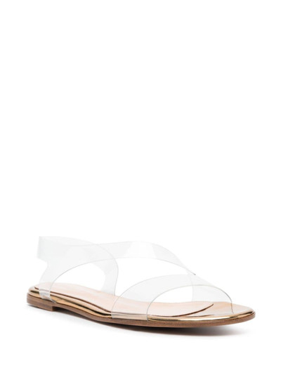 Gianvito Rossi Metropolis leather flat sandals outlook